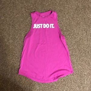 Size XS Nike cut off tank top.